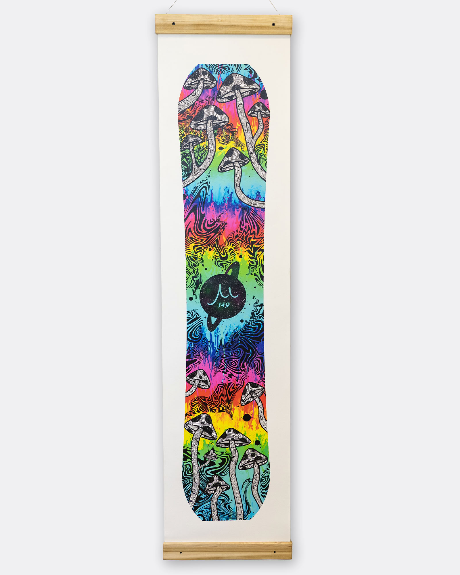 Snowboard Art Print graphics