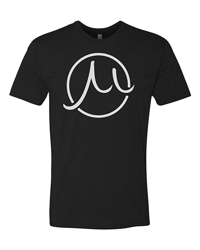 Circle Logo Tee Black graphics