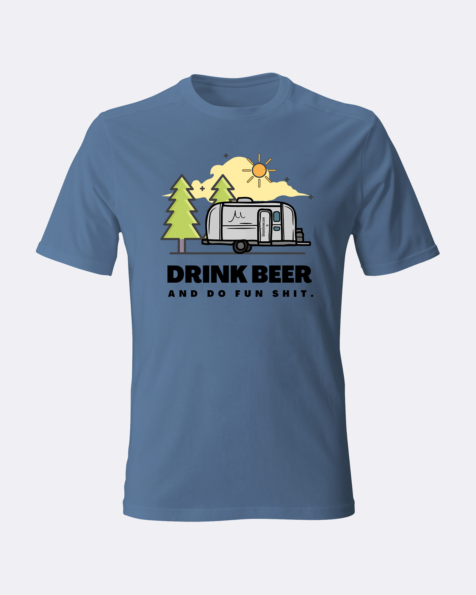 Drink Beer Tee Riverside graphics