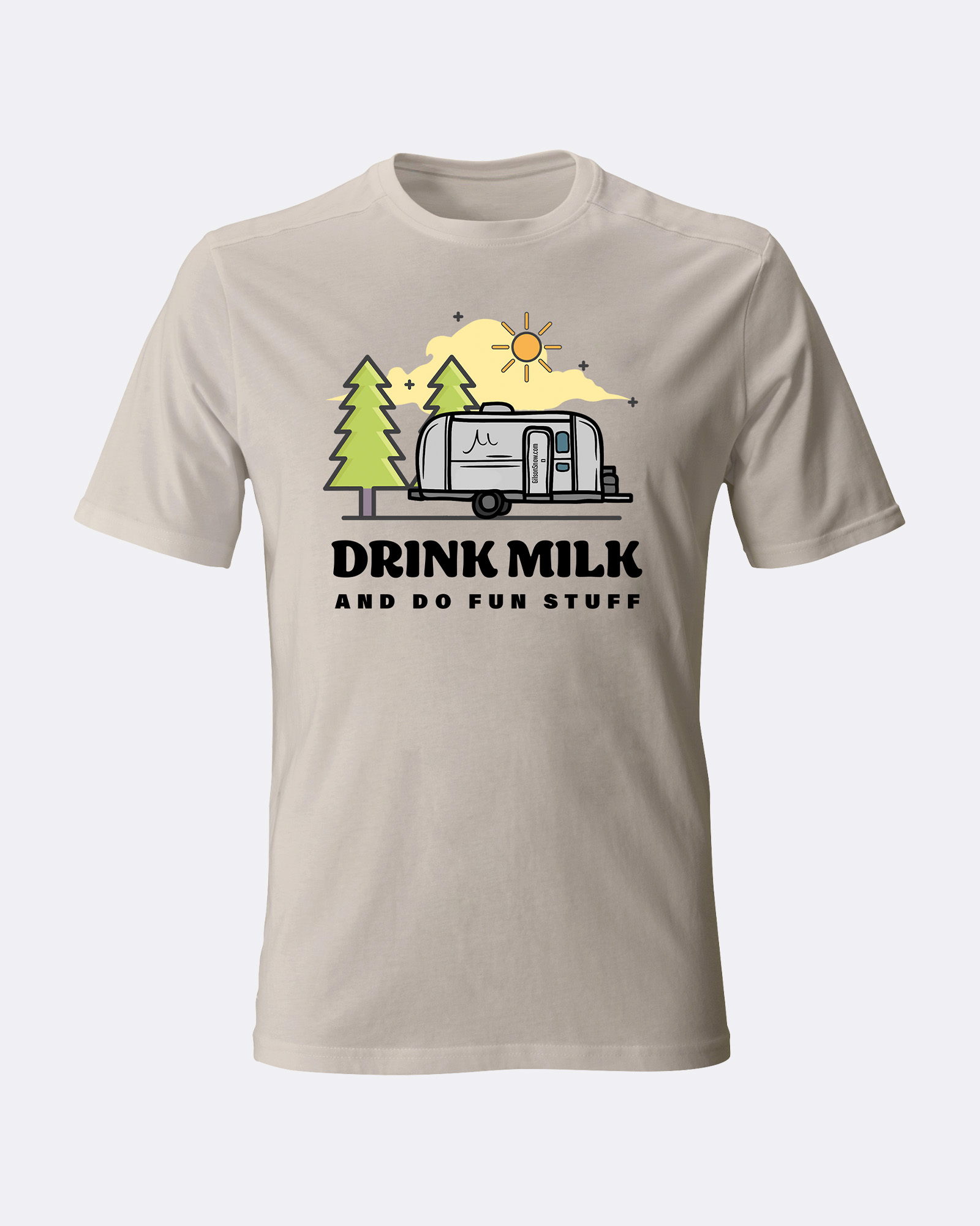 Drink Milk Tee graphics