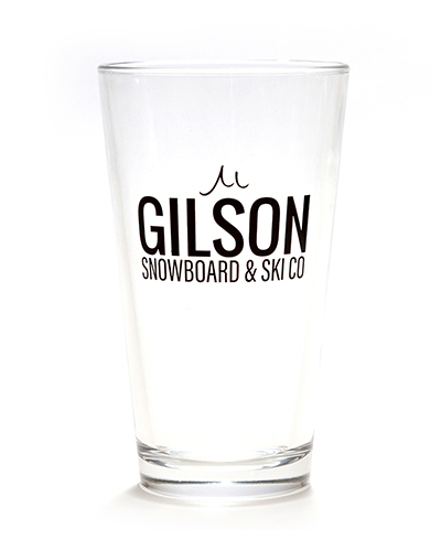 Gilson Classic
Pint Glass graphics