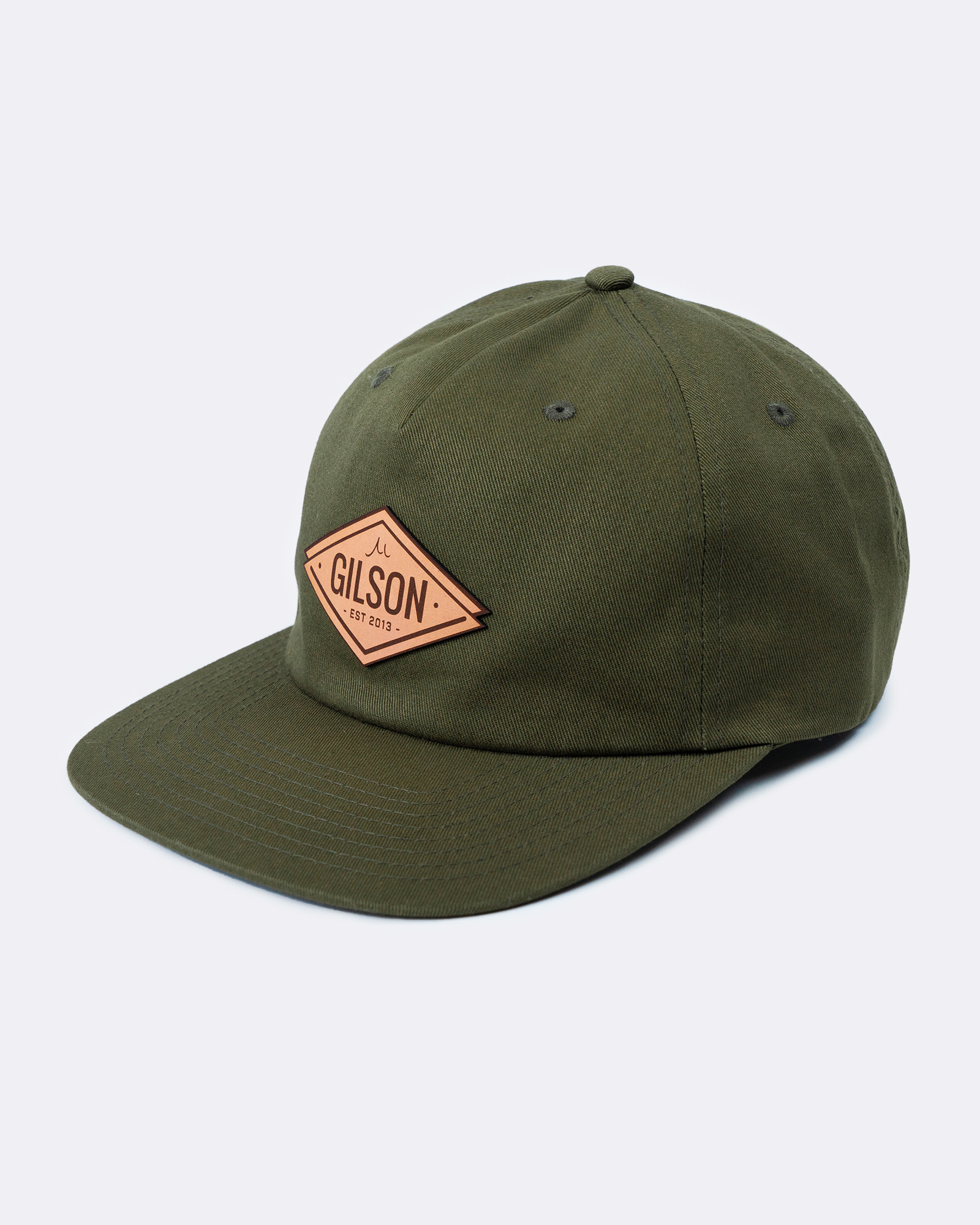 Gilson Leather 
Pinch Hat graphics