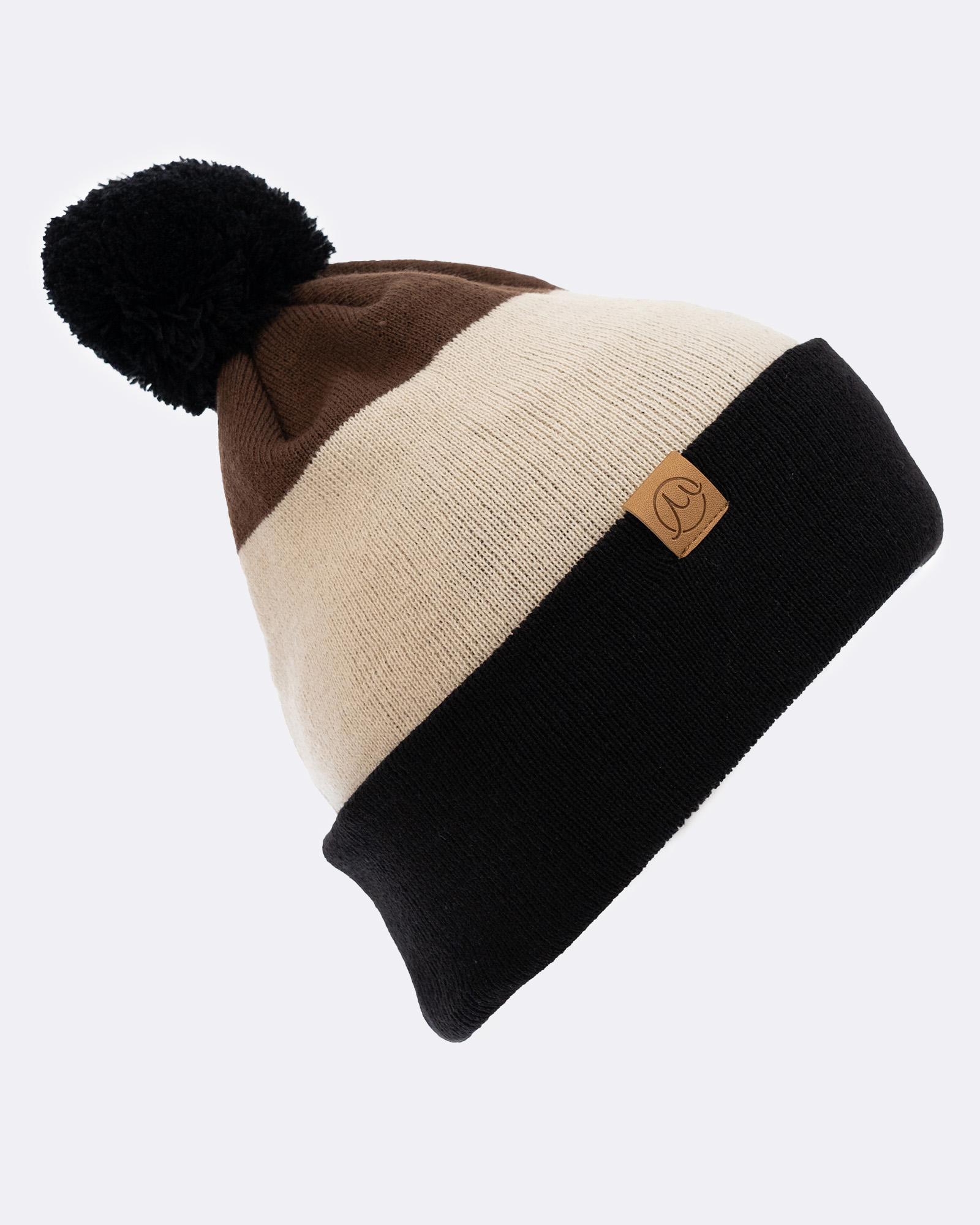 GILSON Pom Beanie Brown graphics