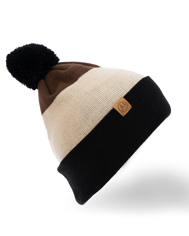 GILSON Pom Beanie Brown graphics