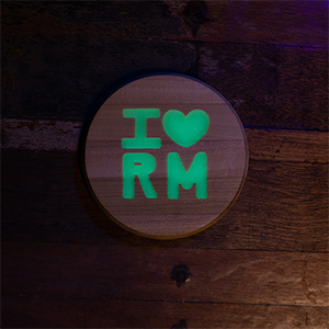Glow Coasters 
K-pop RM  graphics
