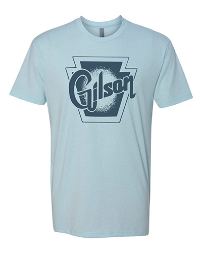 Grunge Tee Ice Blue graphics