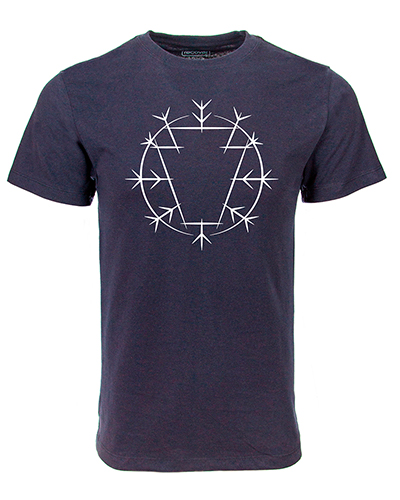 Keystone circle navy tee small