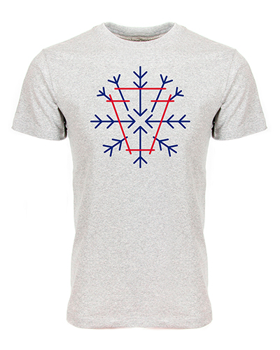 Keystone snowflake aluminum tee small