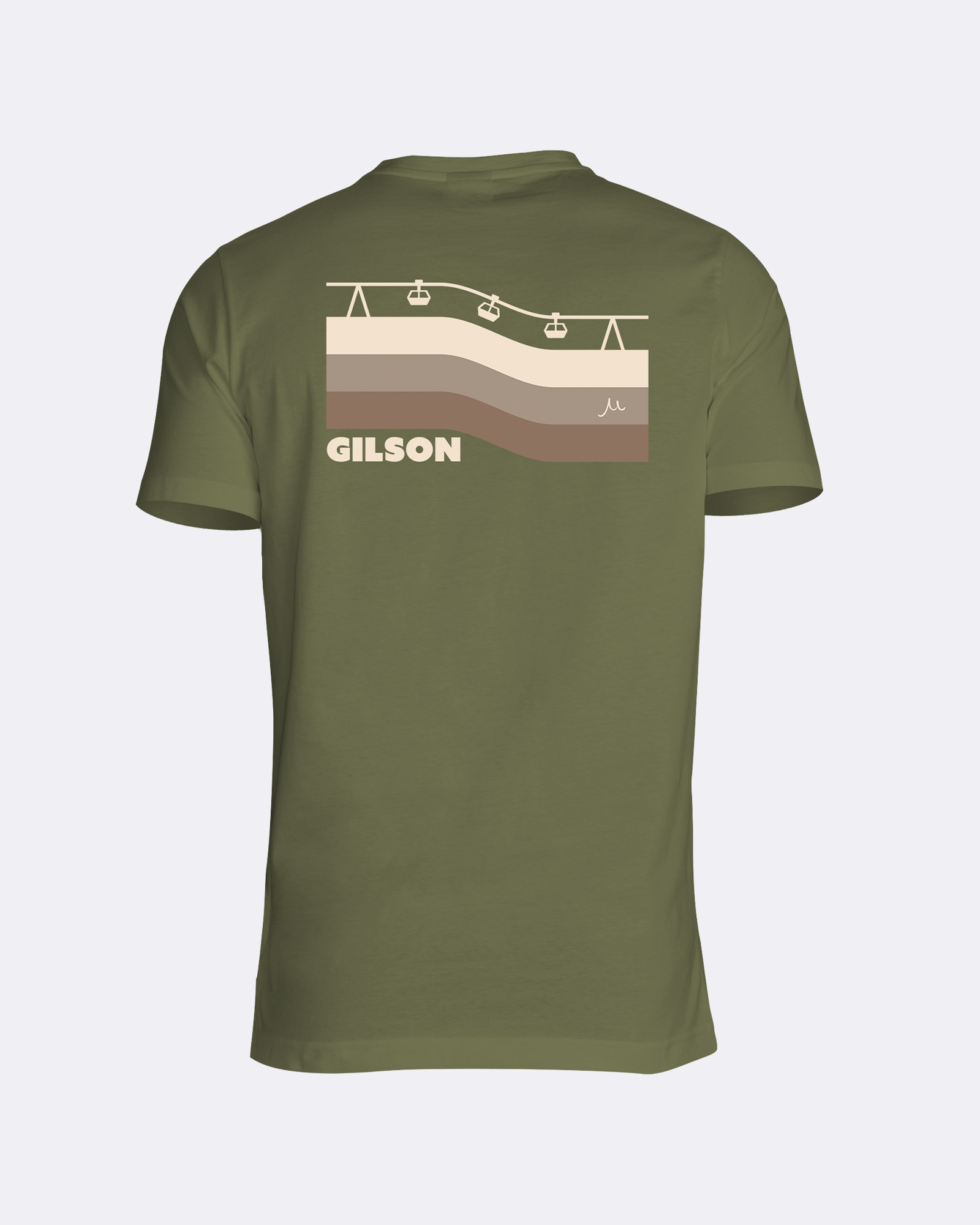 Liftline Tee Olive graphics