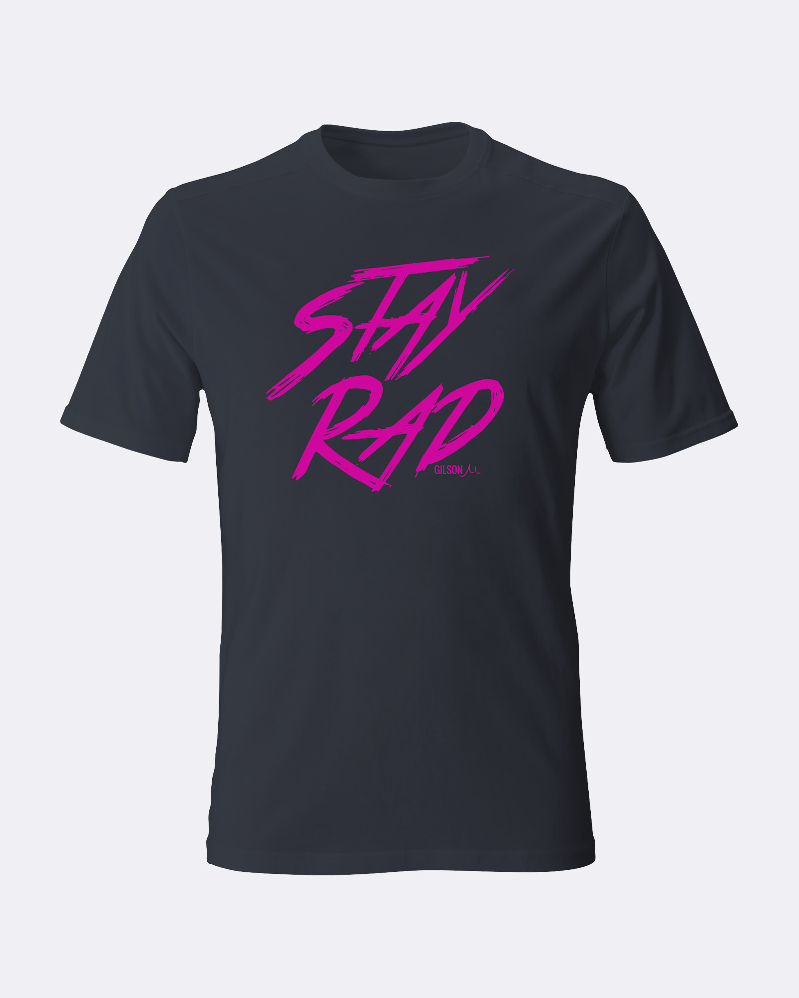 Stay Rad Tee
Soft Black graphics