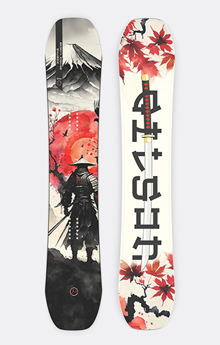 2024 bounty hunter Snowboard graphics