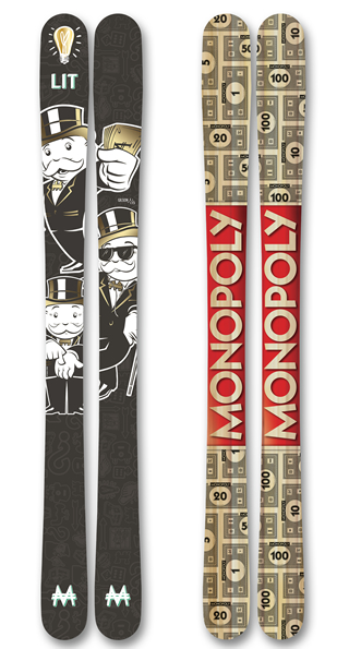 Monopoly lit skis small