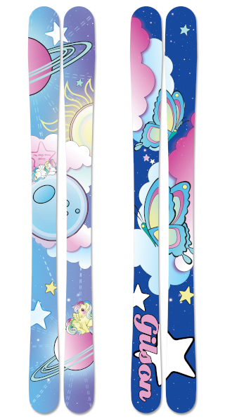 Space Pony Skis (Youth)